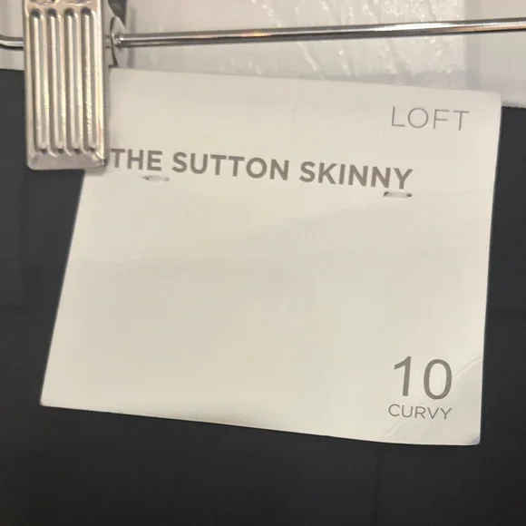 LOFT Black Skinny Trousers NWT - Picture 3 of 7